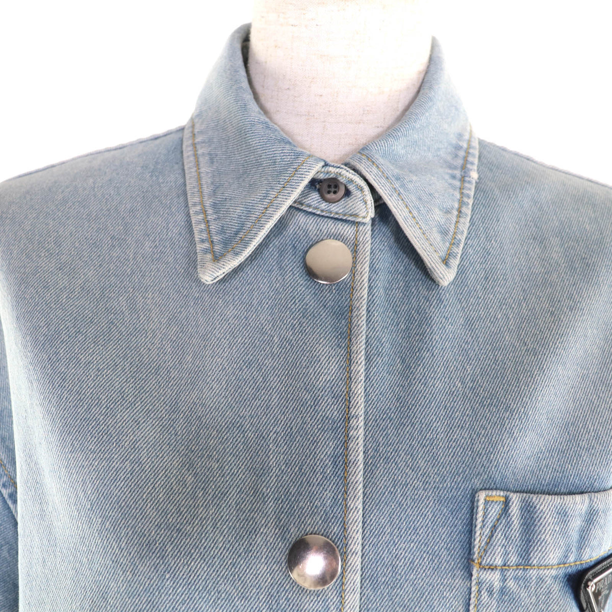 Prada Organic Denim Cotton Shirt