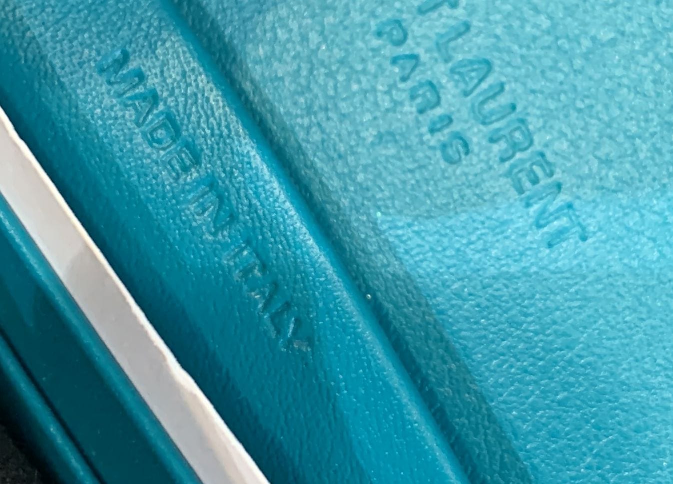 YVES SAINT LAURENT Floral Print Leather Shoulder Bag Multicolor