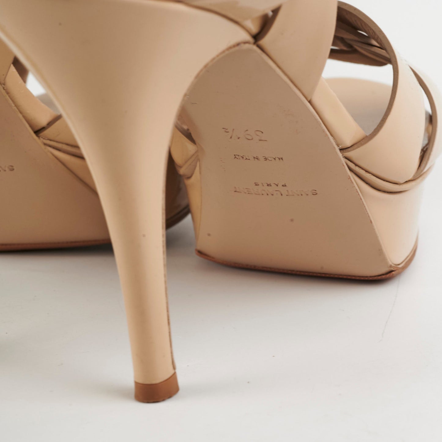 Saint Laurent Tribute Beige Heels Size 39.5