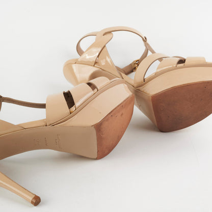 Saint Laurent Tribute Beige Heels Size 39.5