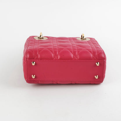 Christian Dior Mini Lady Dior Hot Pink