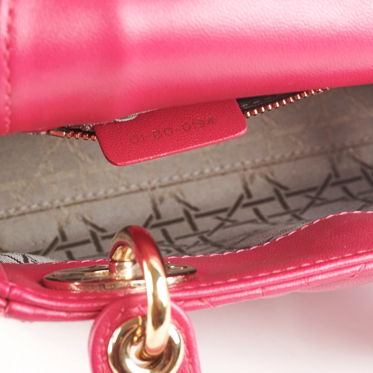 Christian Dior Mini Lady Dior Hot Pink