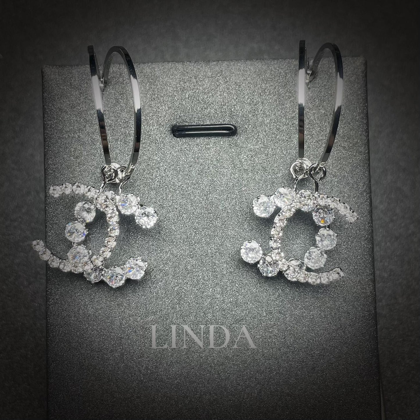Double C earrings