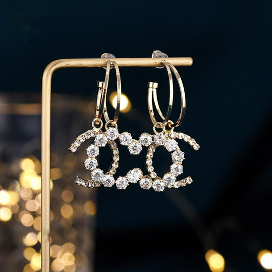 Double C earrings