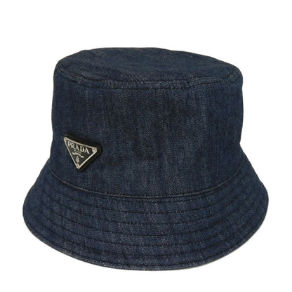 Prada 1HC137 AJ6 F0008 Denim Bucket Hat
