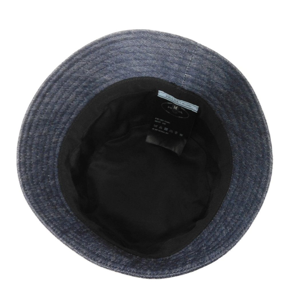 Prada 1HC137 AJ6 F0008 Denim Bucket Hat