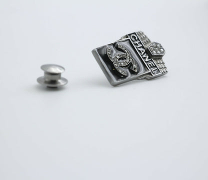 Chanel 09A Metal Moscow Series Badge Brooch