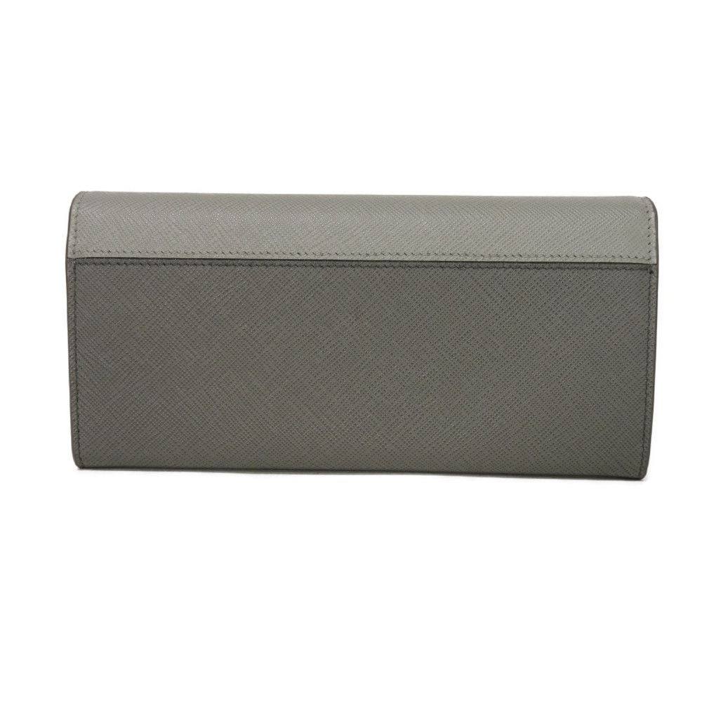 Prada Saffiano Stripe Long Flap Wallet