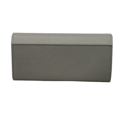 Prada Saffiano Stripe Long Flap Wallet