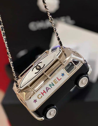 Chanel 24C Mini bus Van Hollywood Minaudiere Mini Bag handbag Collectible