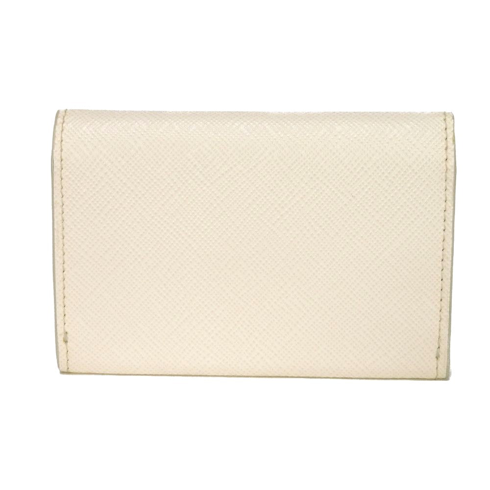 Prada Saffiano Triangle Card Case