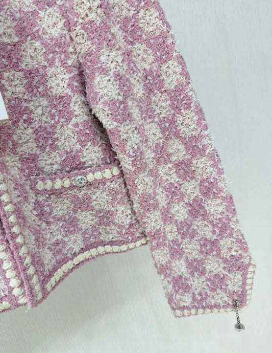 Chanel 23s pink and purple jacket