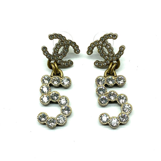 Chanel Double C5 Earrings
