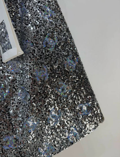 Chanel 24C rare sequin skirt