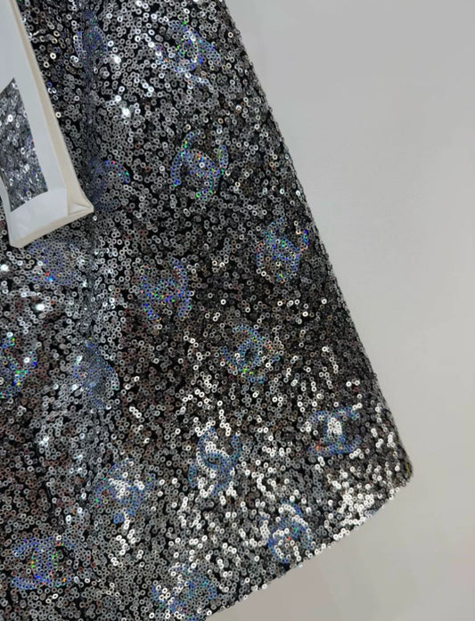 Chanel 24C rare sequin skirt