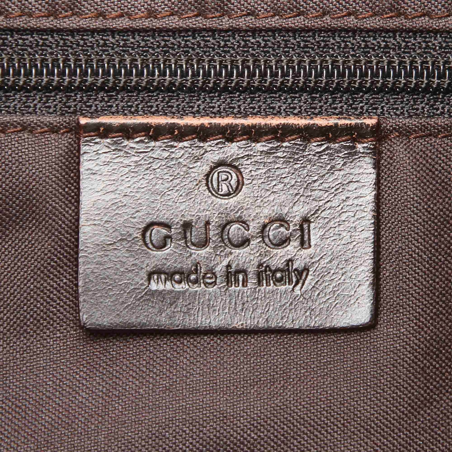 Gucci GG Canvas and Leather Shoulder Bag