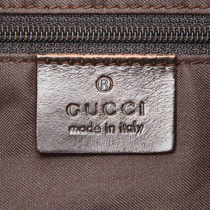 Gucci GG Canvas and Leather Shoulder Bag