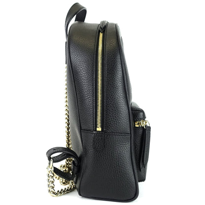 Gucci Soho Leather Chain Backpack
