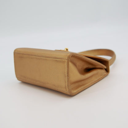 Vintage Chanel Gold Mini Kelly