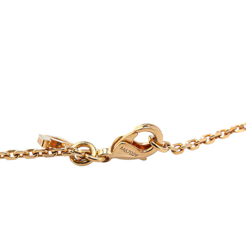 Louis Vuitton Gold Silver Pandantif Spiky Valentine Necklace M67029