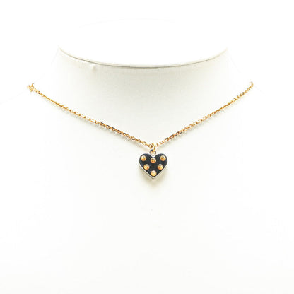 Louis Vuitton Gold Silver Pandantif Spiky Valentine Necklace M67029