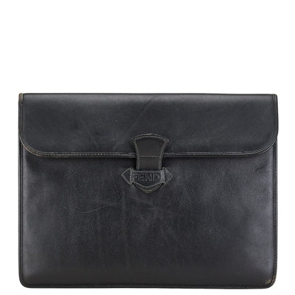 Fendi Leather Clutch Bag