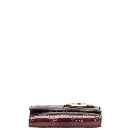 Gucci Guccissima Patent Leather Wallet
