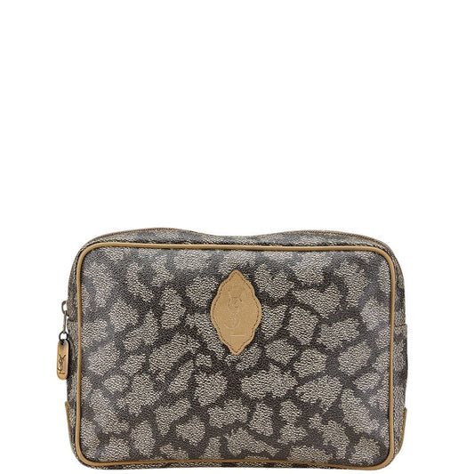 Saint Laurent Giraffe Leather Clutch Bag