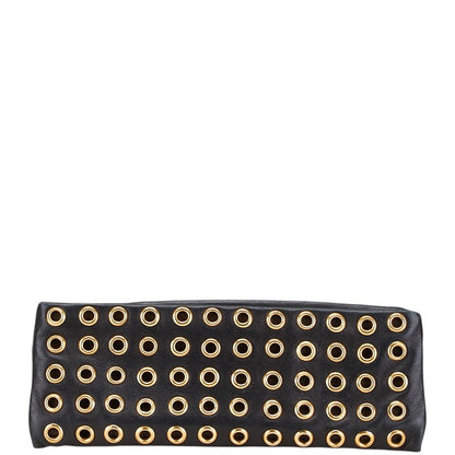 Prada Triangle Logo Leather Pouch