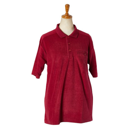 Saint Laurent Pile Cotton Polyester Polo Shirt