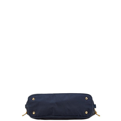 Prada Nylon Leather 2way Tote Bag
