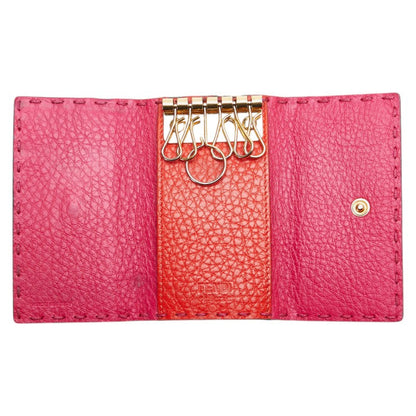 Fendi Selleria Leather Key Case