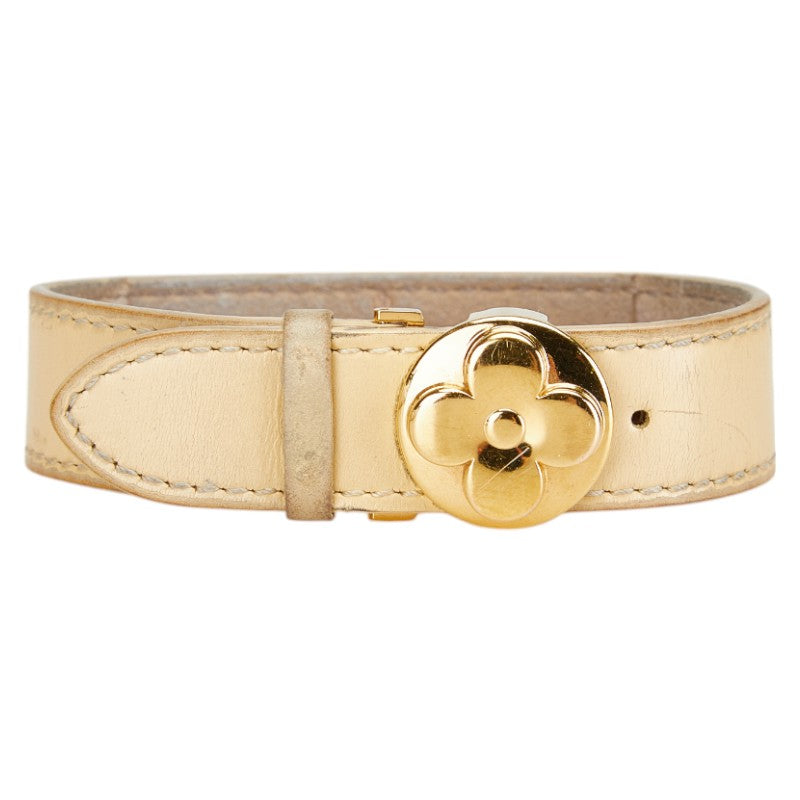 Louis Vuitton Braclet V Good Luck Monogram Leather Bracelet