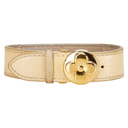 Louis Vuitton Braclet V Good Luck Monogram Leather Bracelet
