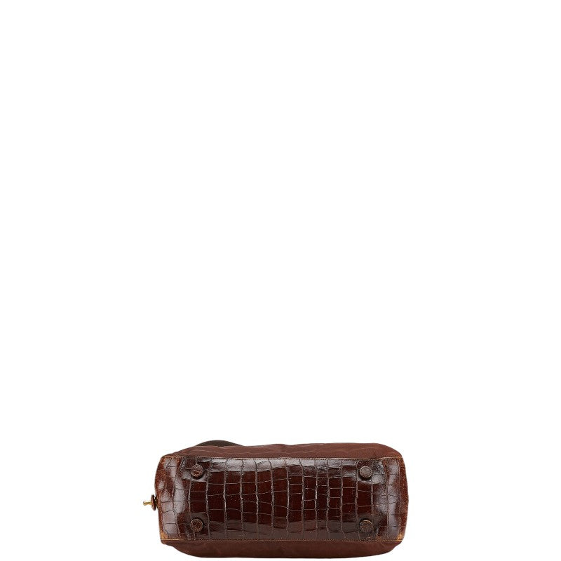 Prada Triangle Logo Plate Nylon Leather 2way Bag