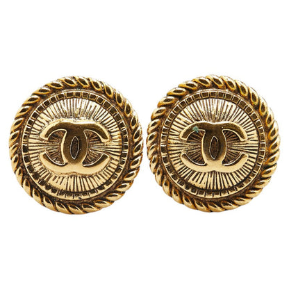 Chanel Coco Mark Chain Earrings