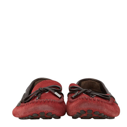 Louis Vuitton Driving Shoes Leather Suede Loafers