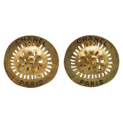 Chanel Logo Earrings