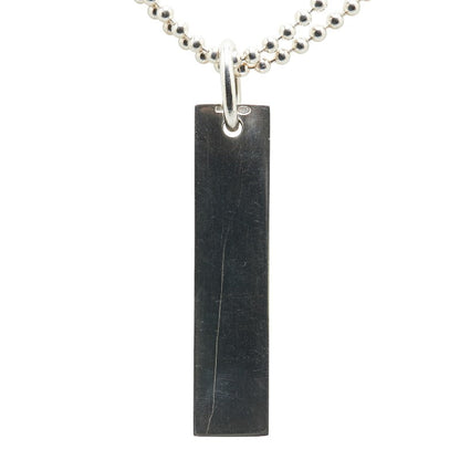 Gucci Logo Plate SV925 Necklace
