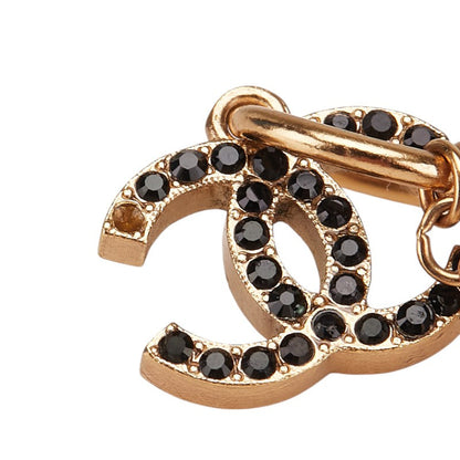 Chanel Coco Mark Rhinestone Earrings