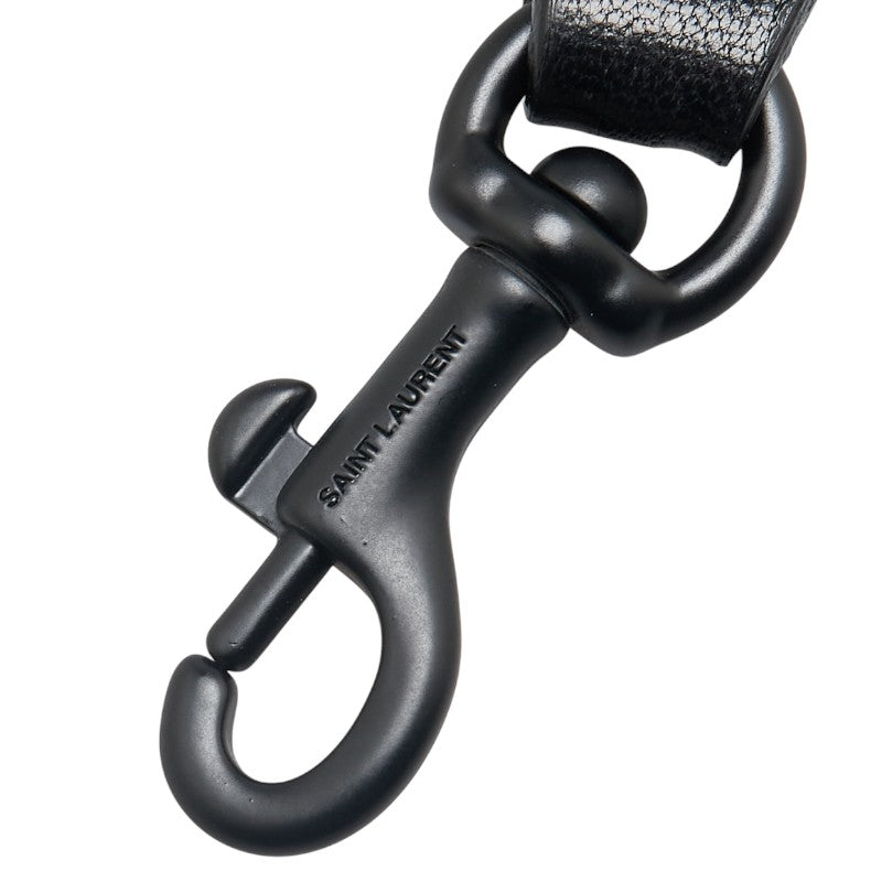 Saint Laurent Black Leather Strap