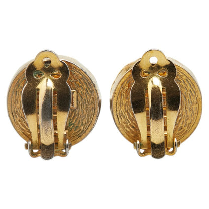 Chanel Round Stone Earrings