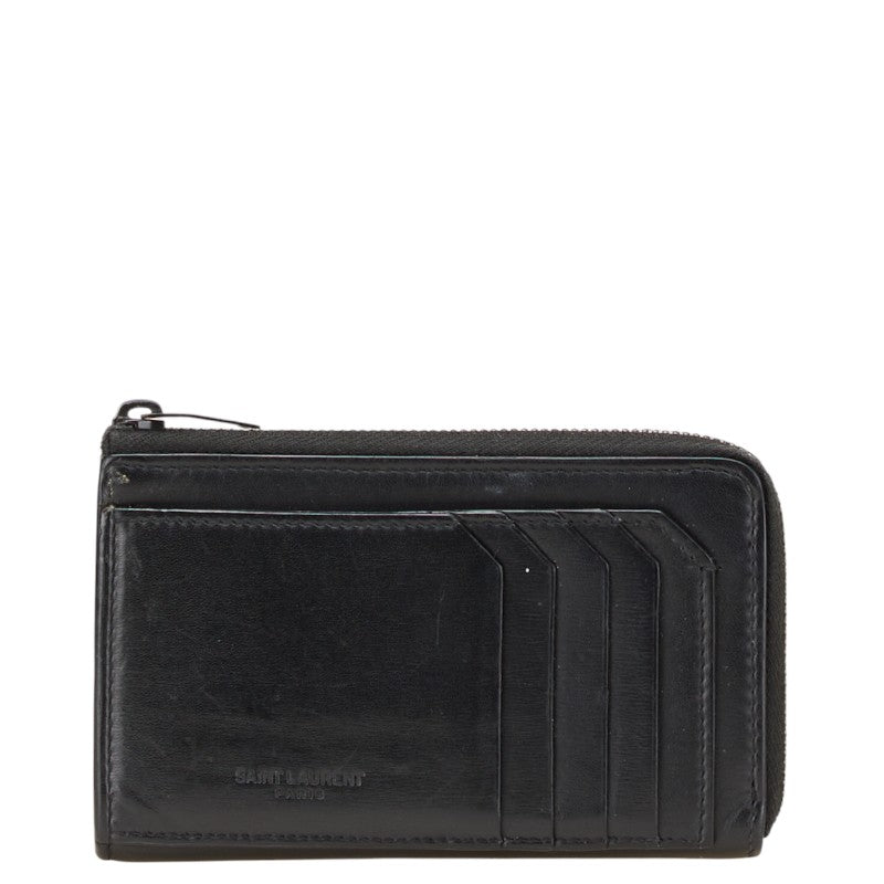 Saint Laurent Fragment Case Leather Coin Card Case