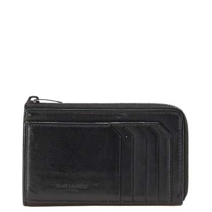 Saint Laurent Fragment Case Leather Coin Card Case