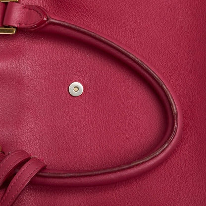 Saint Laurent Petit Cabas Y Line Leather 2way Bag