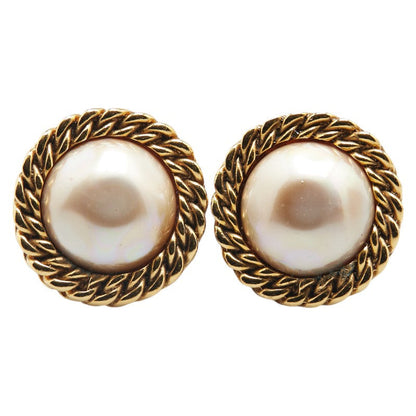 Chanel Vintage Pearl Earrings