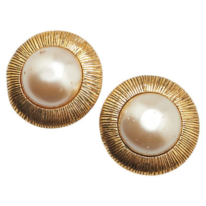 Chanel Round Earrings