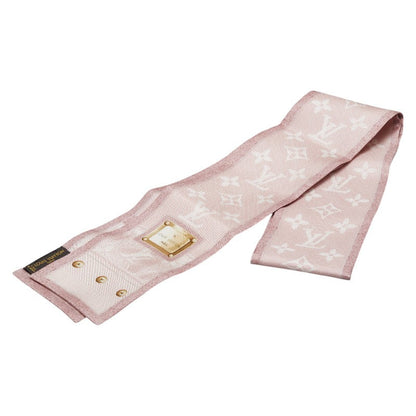 Louis Vuitton Bandouliere New Denim Monogram Silk Scarf