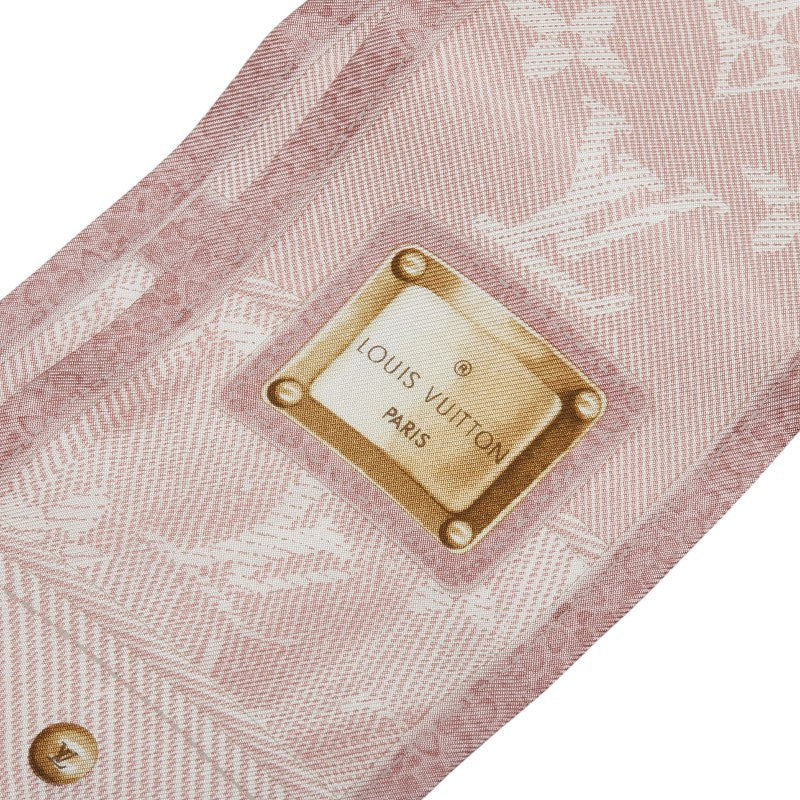 Louis Vuitton Bandouliere New Denim Monogram Silk Scarf