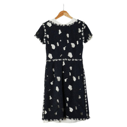 Chanel P41136W04915 Tweed Cotton Blend Dress